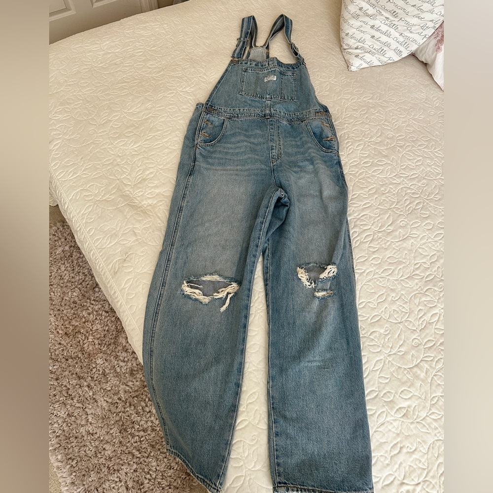 Levi's Women's Blue Denim Overalls